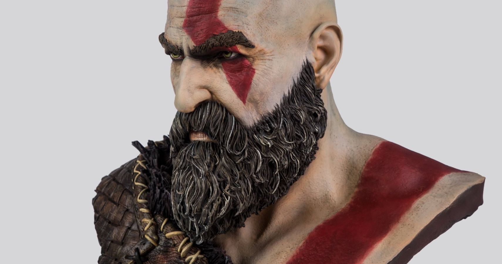 Gaming Heads Releases Life-Size Bust Of God Of War's Kratos