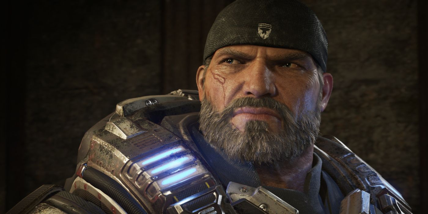 Gears Of War Screenshot Of Marcus With Beard
