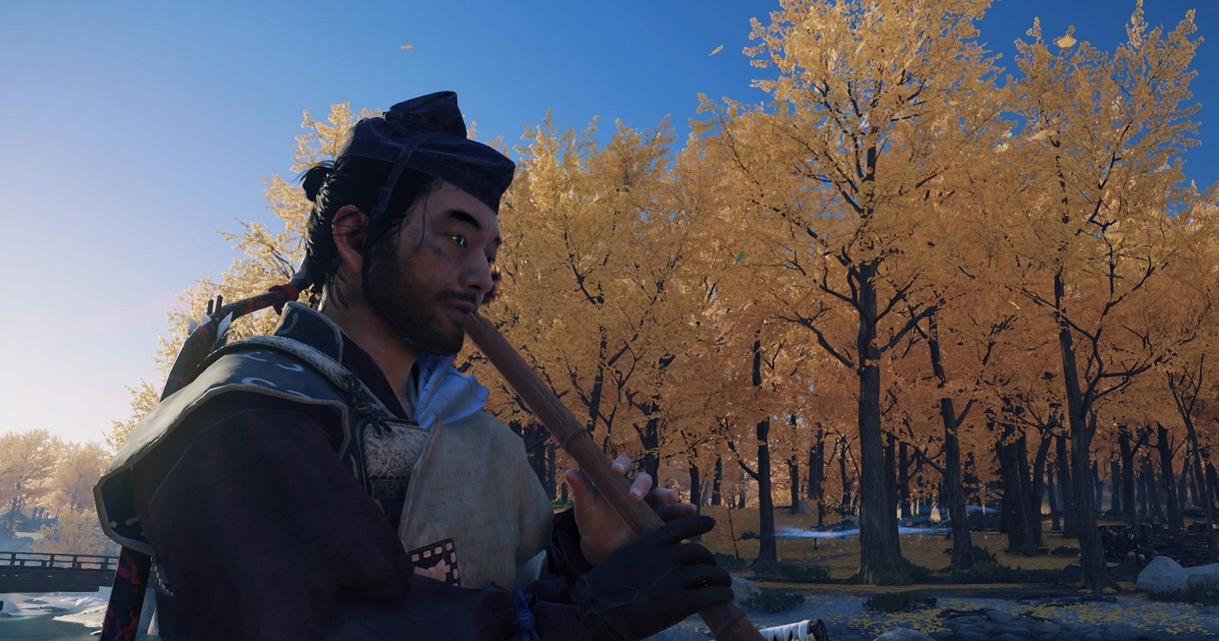 Gaming Detail: Ghost of Tsushima's Jin Plays In Harmony With Other Flutists