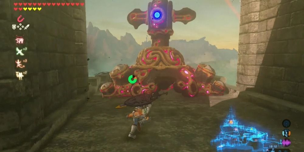 A Guardian Turret in Breath of the Wild