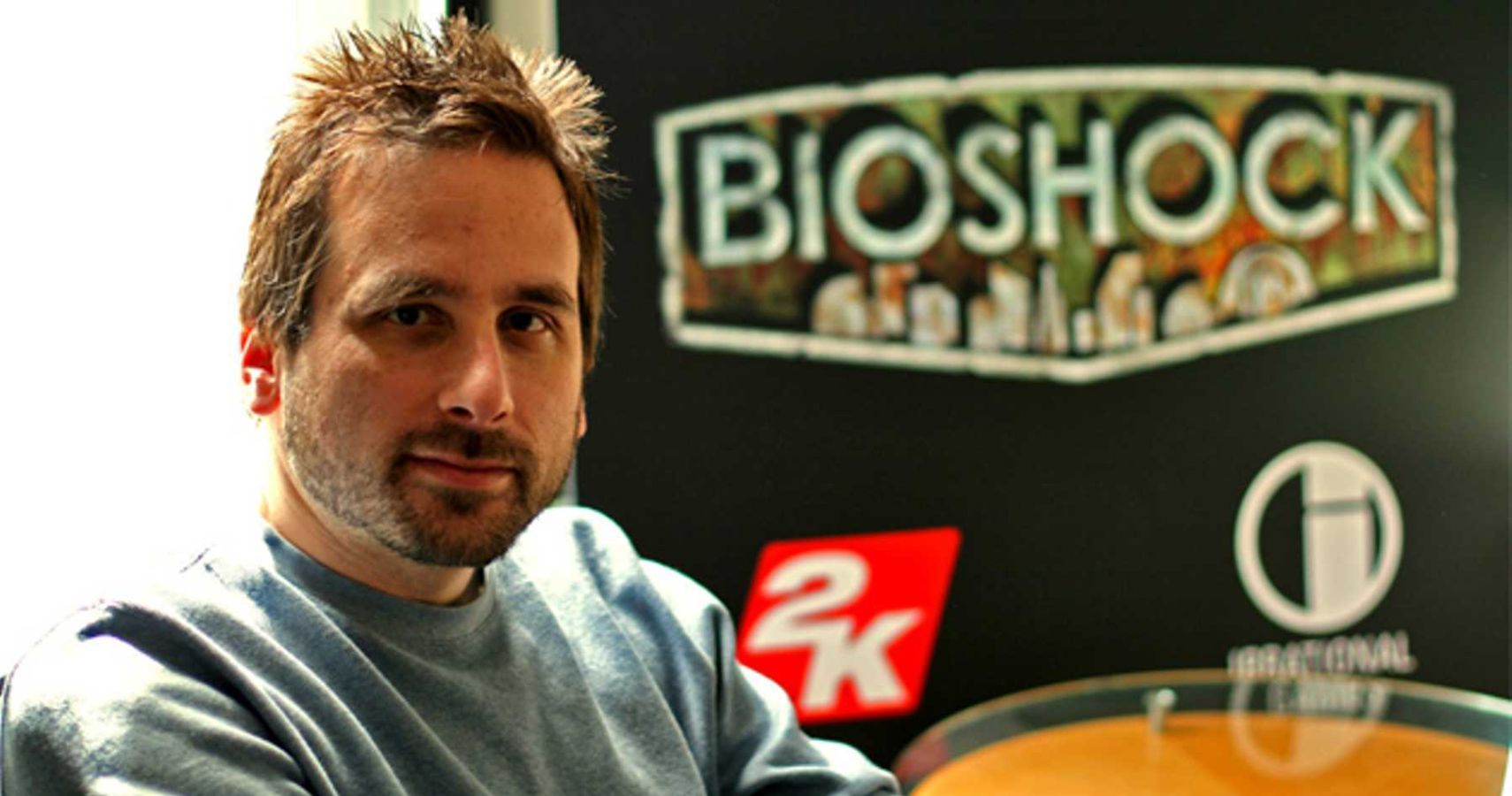 Ken Levine BioShock Blue Jumper