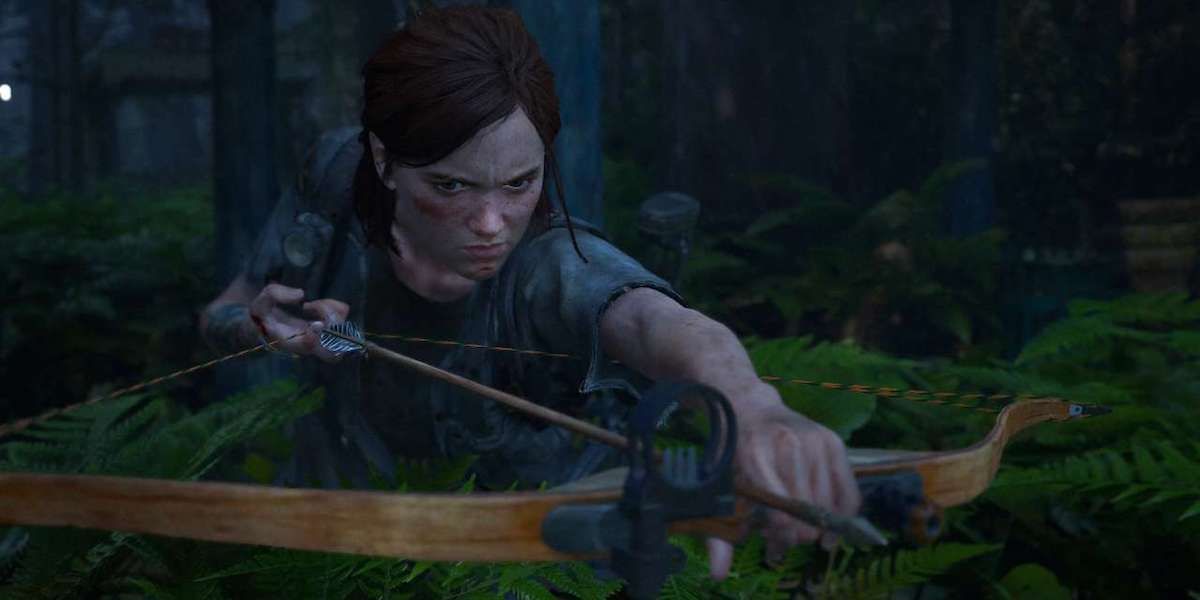 Last of us part II ellie with a bow and arrow