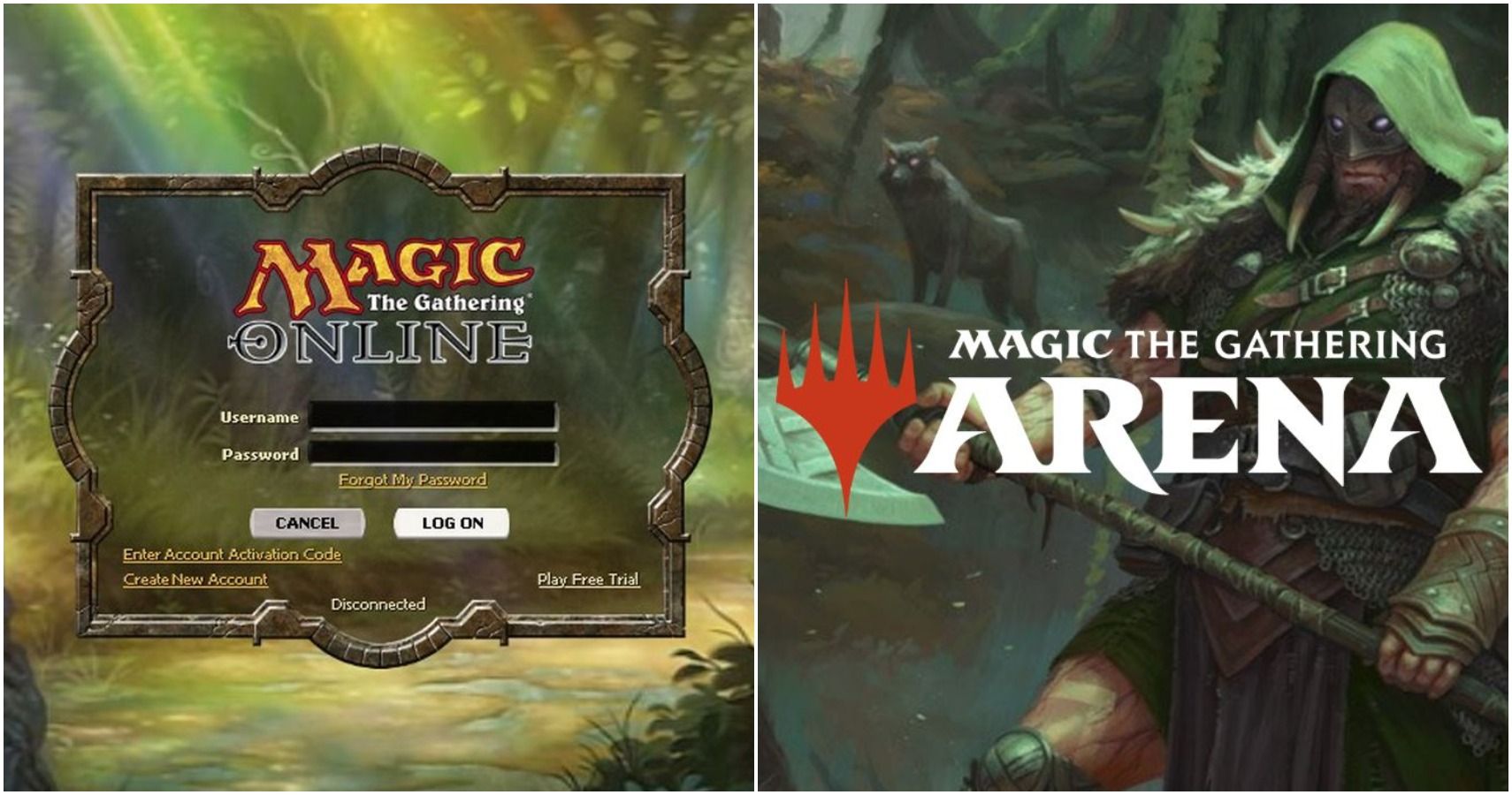 Magic Online versus Magic Arena