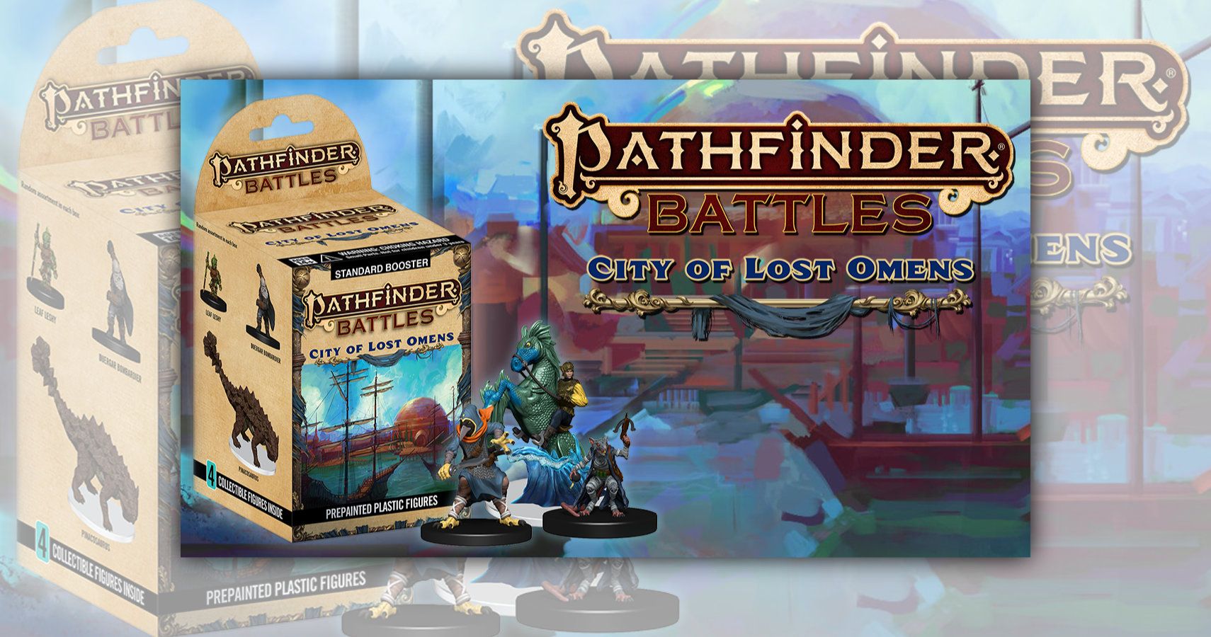 Wizkids and Paizo Release New Pathfinder Battles: City Of Lost