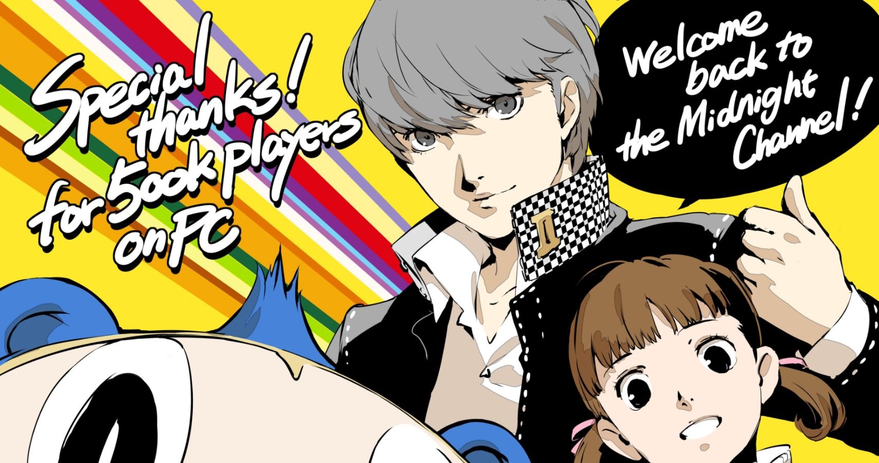 Already sold. Persona 4 Golden (PC). Jindiao have a Golden Hero's chi.