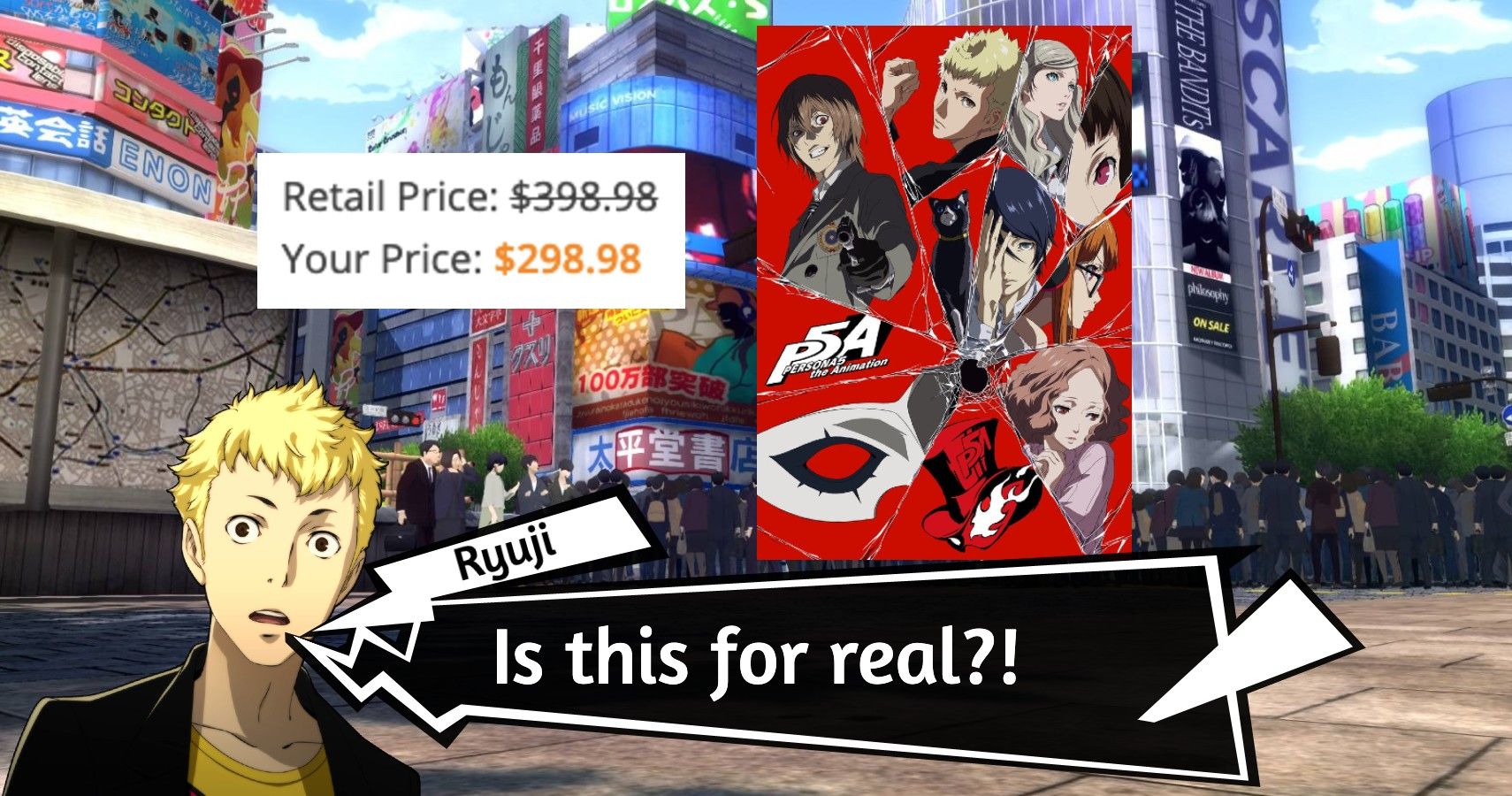 Persona 5's Anime English Dub Costs $300