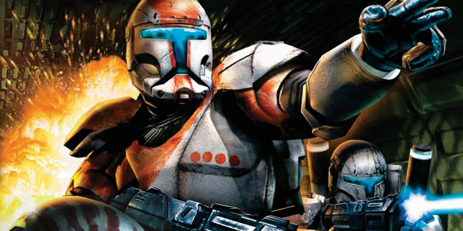 Republic Commando Shot Of Several Troops In Battle