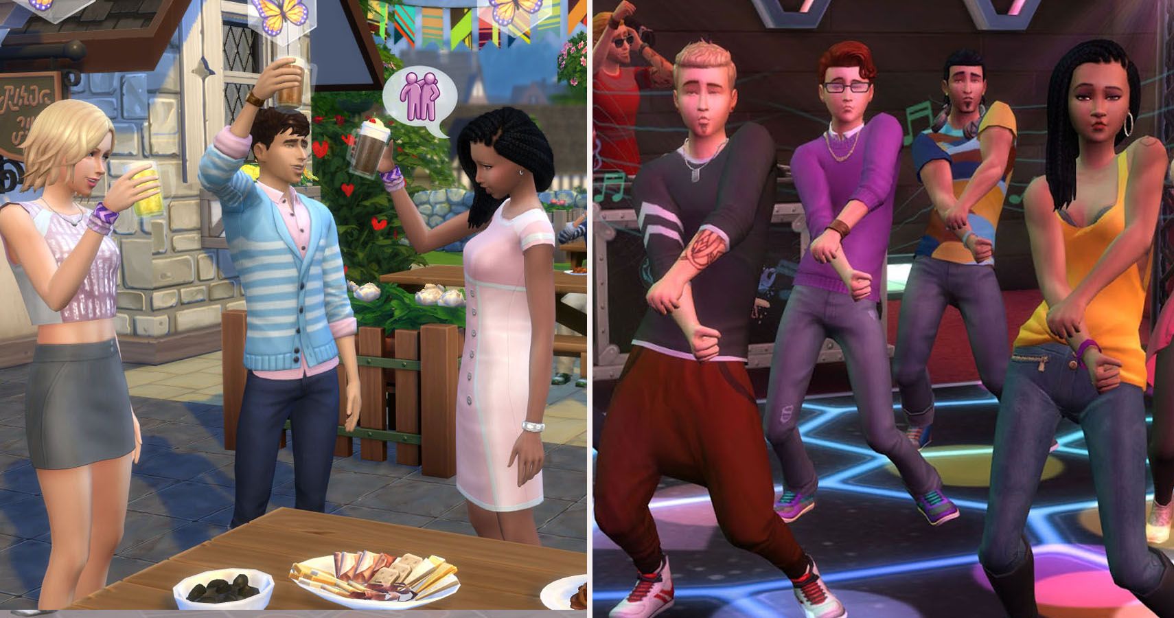 sims 4 get together features