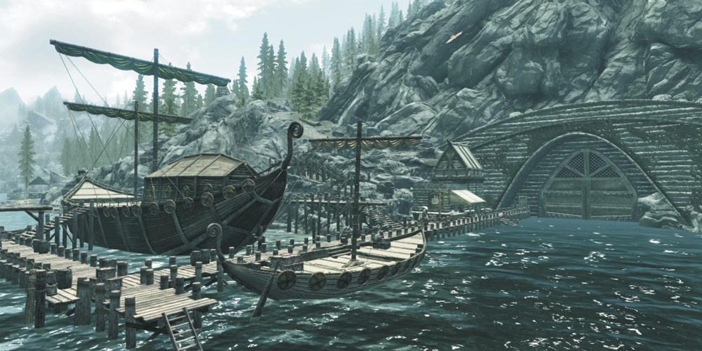 Skyrim: The Docks of Solitude