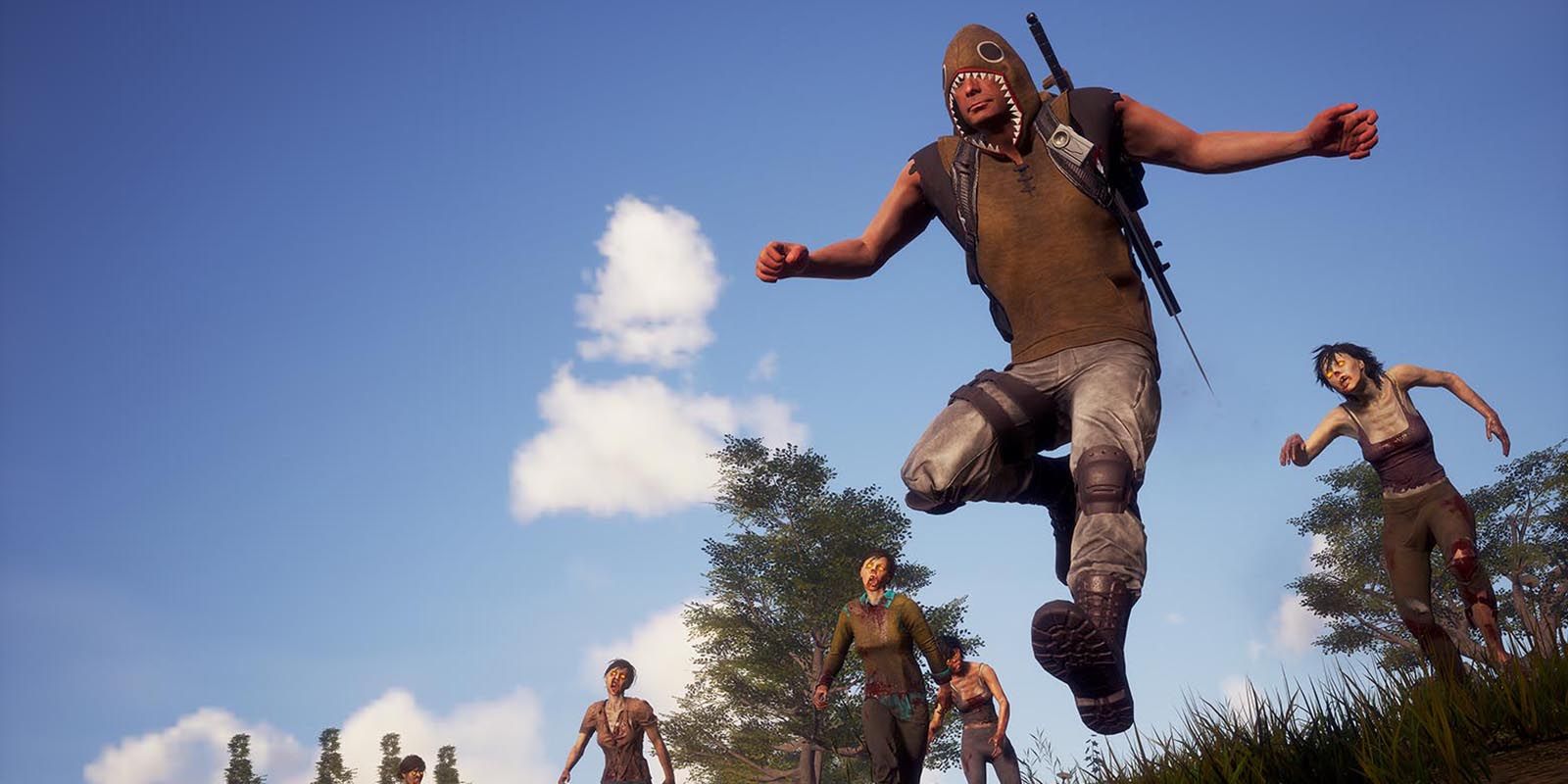 State Of Decay 2 Survivor Running From Zombies