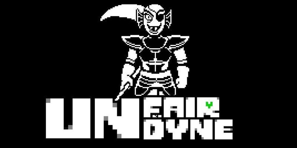 image of Undyne from Undertale fan game Unfair Undyne