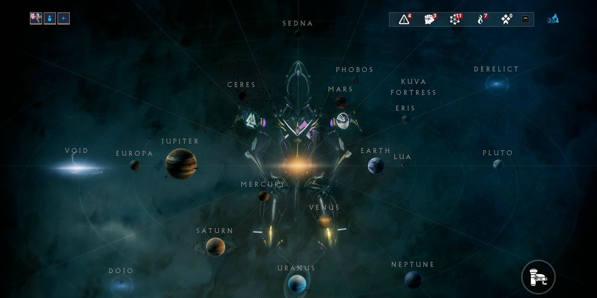 Warframe Volt Prime Star Chart