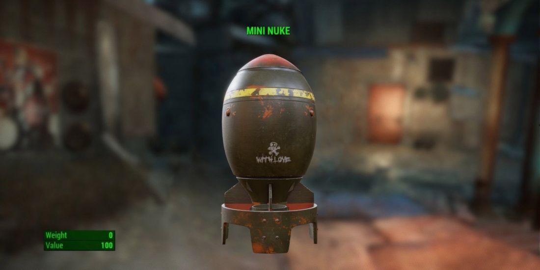 The mini nuke from Fallout 4