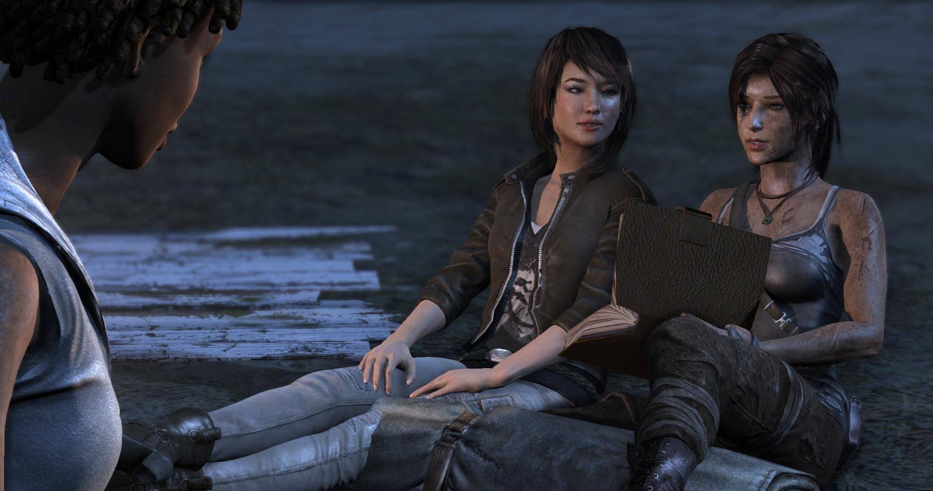 Lara croft and sam