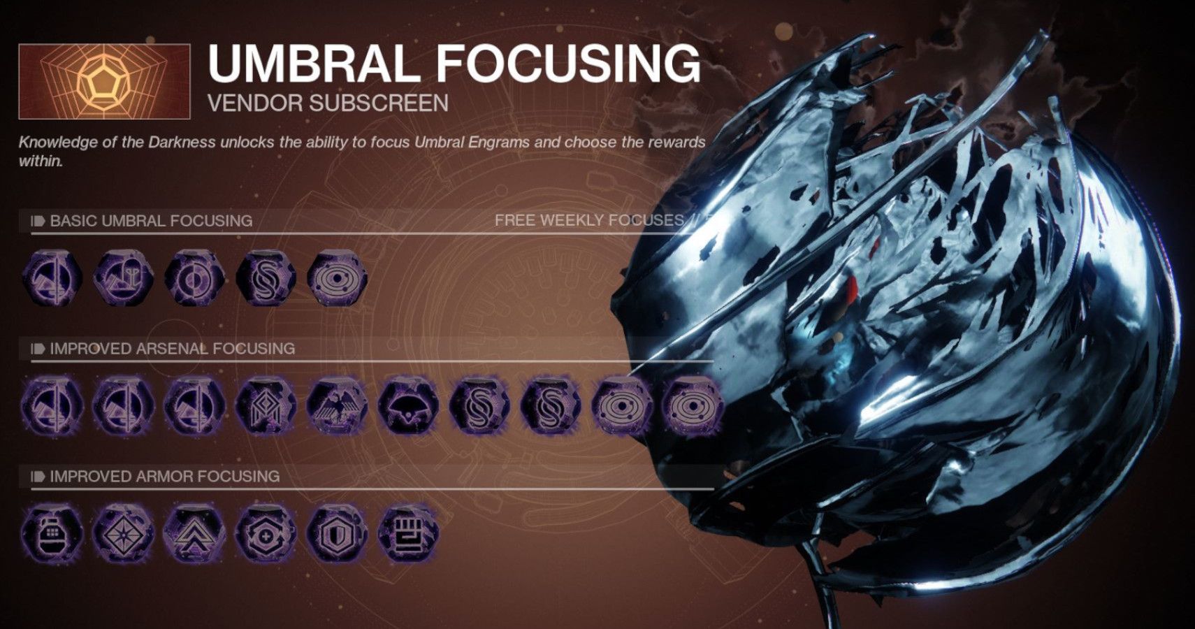 Destiny 2 What Are ExodusFocused Umbral Engrams?