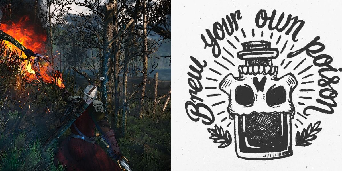 witcher 3 fire and poison
