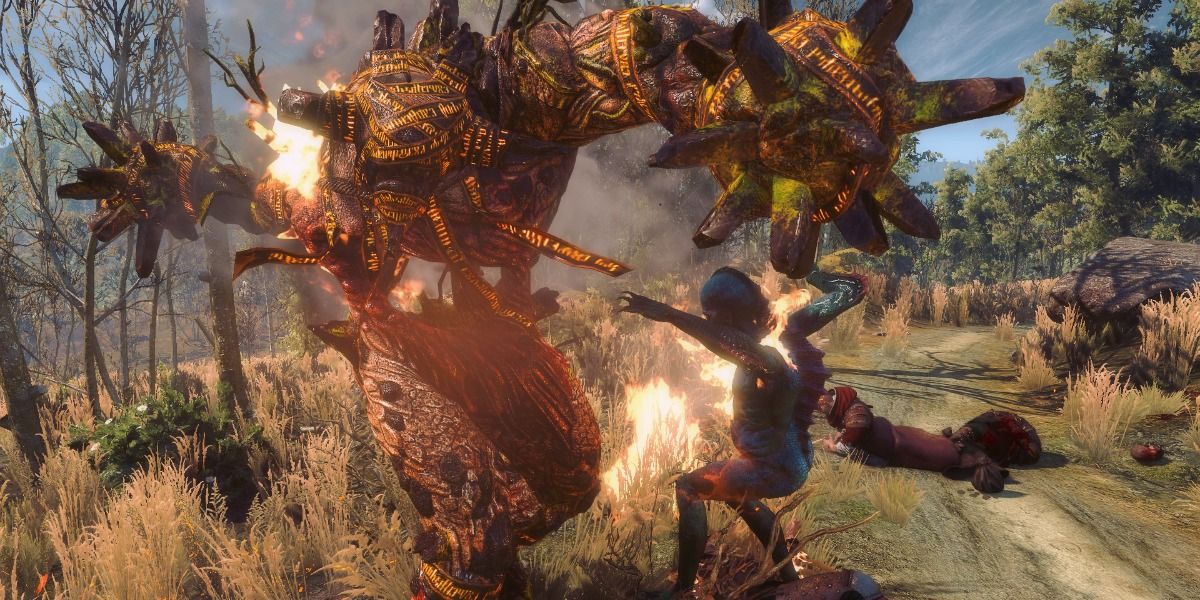 witcher 3 golem punch 2