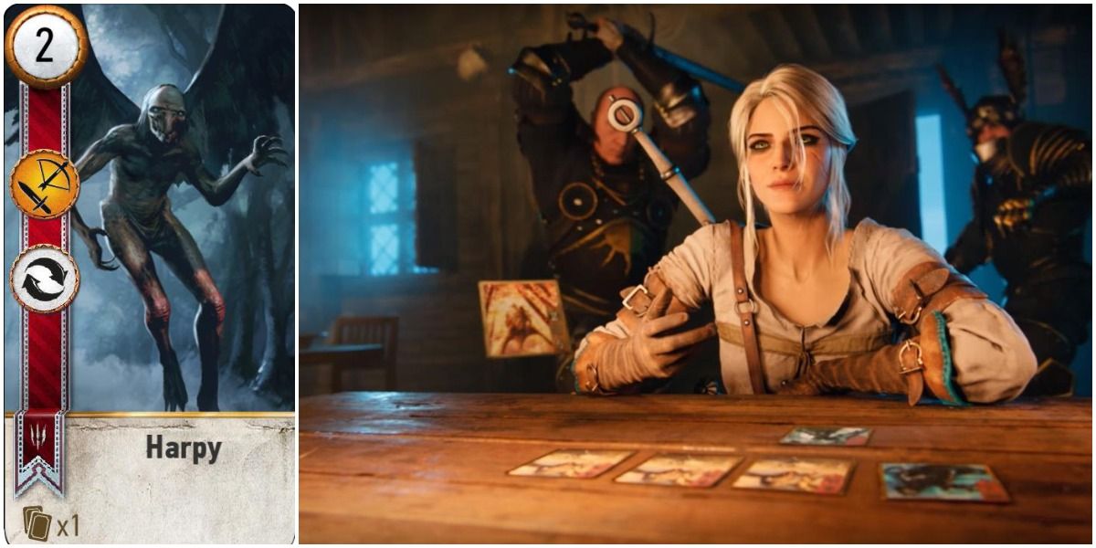 witcher 3 harpy gwent