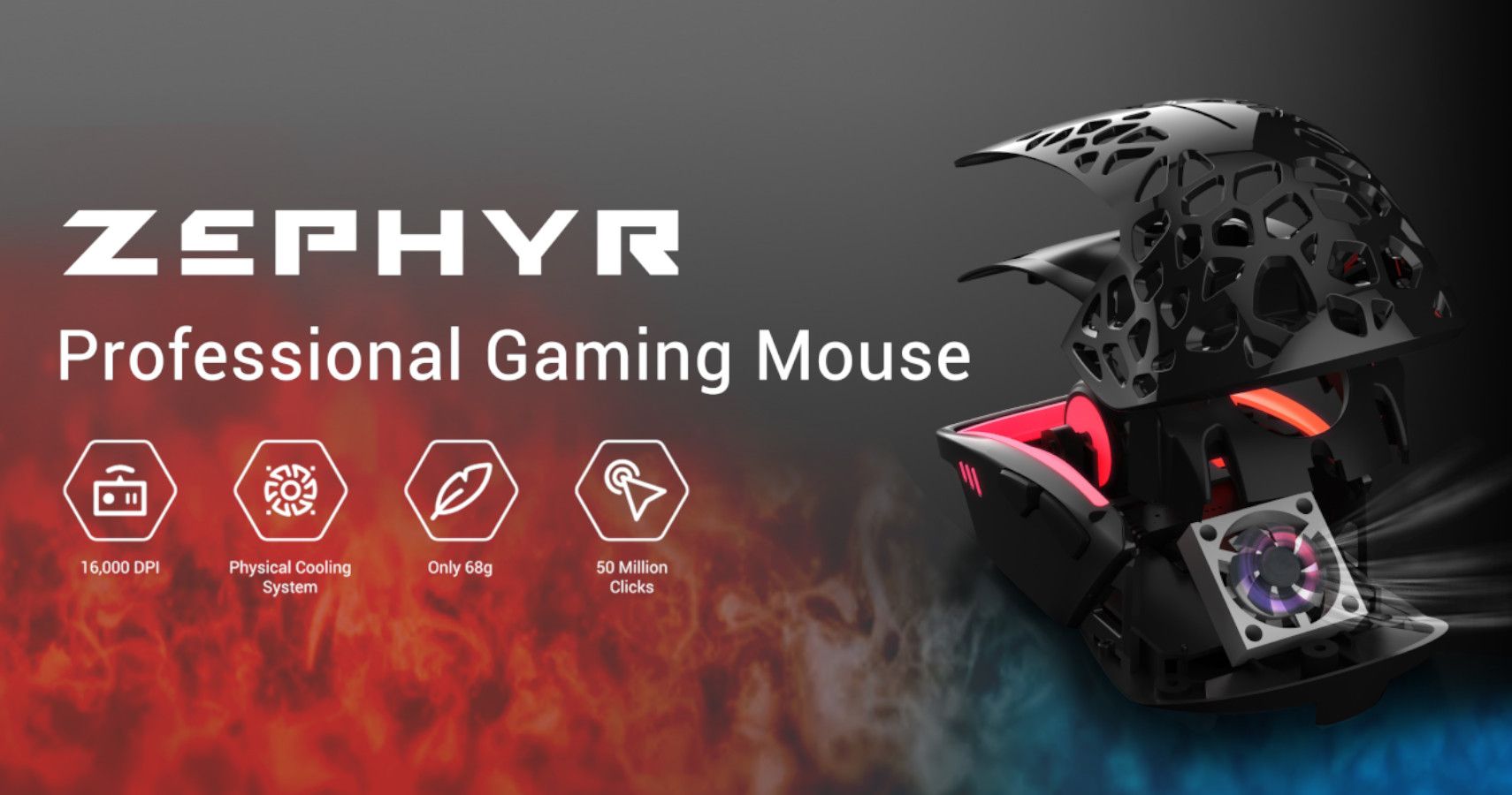 zephyr gaming mouse amazon