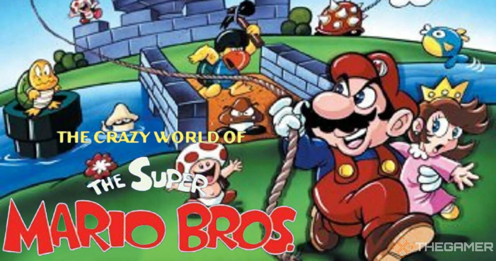 Gaming Detail: Super Mario Bros. Promo Art From the '80s Proves Mario Wasn't Always A Good Guy