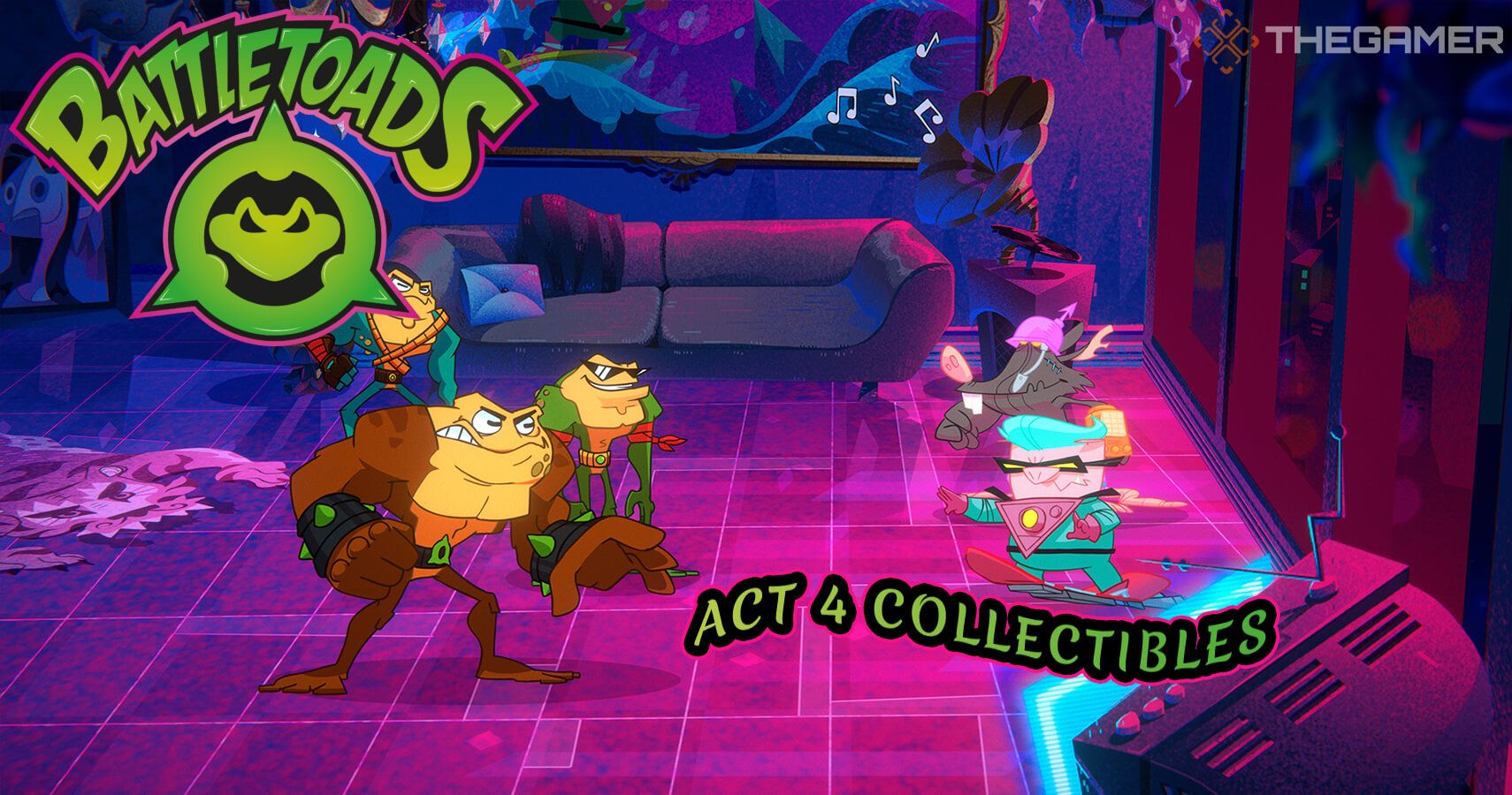 Battletoads All Act 4 Collectible Locations