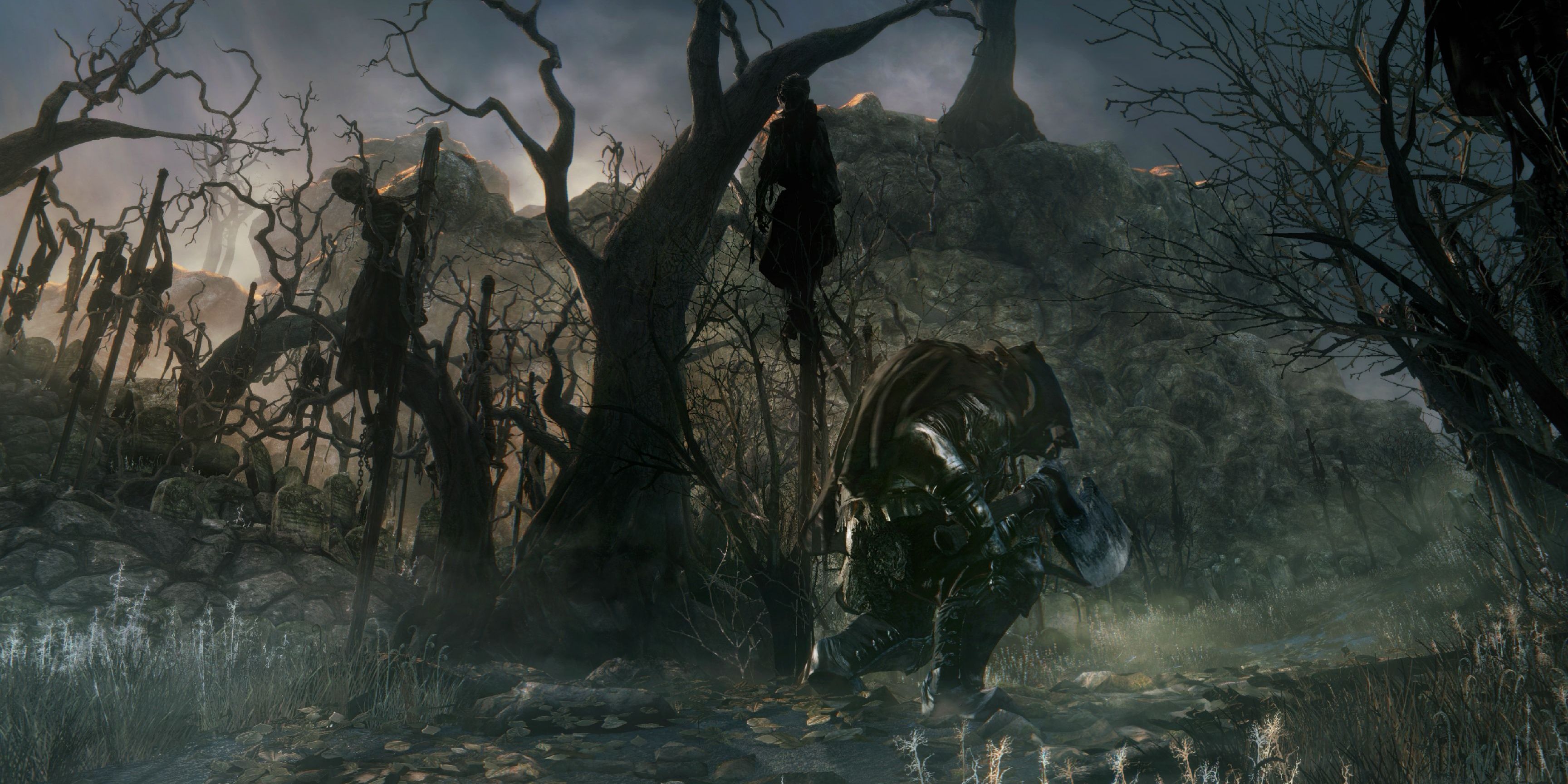 5 Of The Best Areas In Bloodborne 5 That Are Just Terrible   Bloodborne Forbidden Woods 1 