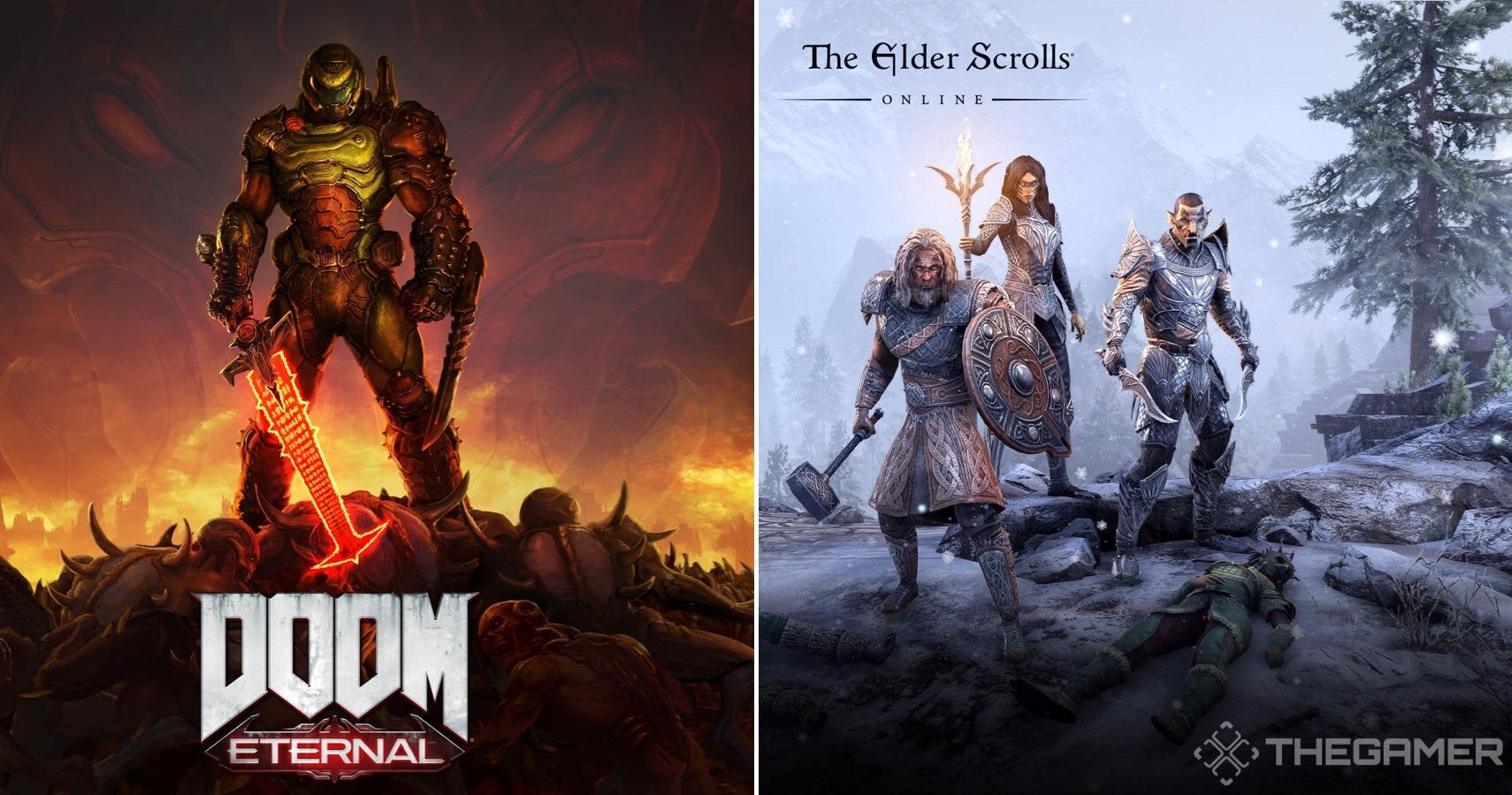 Doom Eternal And Elder Scrolls Online Will Receive Free Next-Gen Upgrades