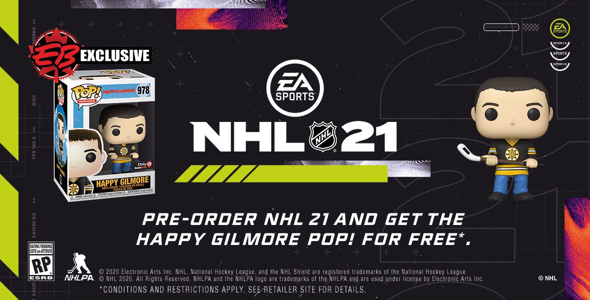 EB Games NHL 21 Preorder Happy Gilmore