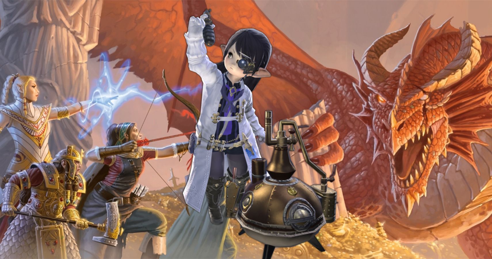 Final Fantasy Alchemist Dungeons &amp; Dragons Cover