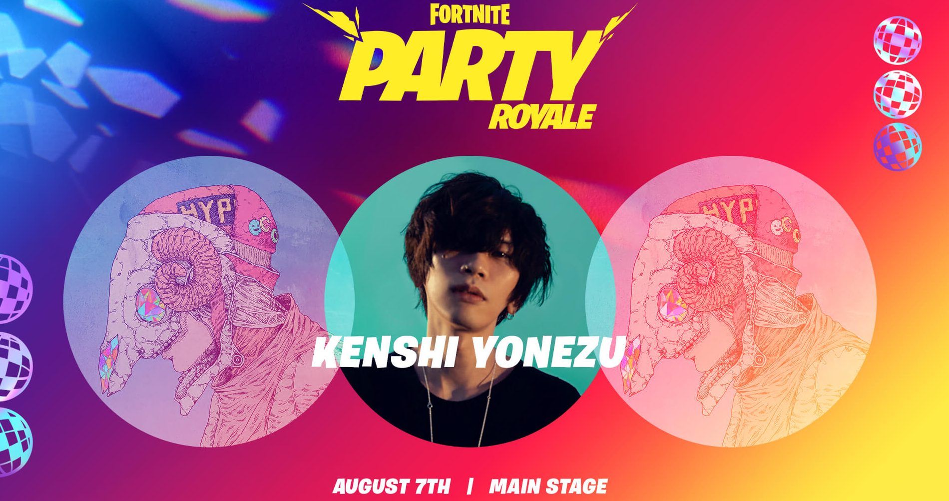 Fortnite Announces Japanese Artist Kenshi Yonezu Party Royale Event