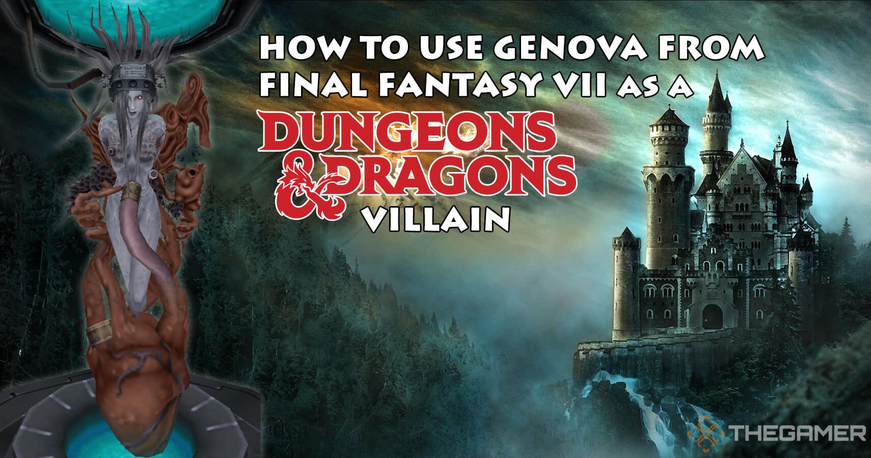 How To Use Jenova From Final Fantasy Vii As A Dungeons Dragons Villain