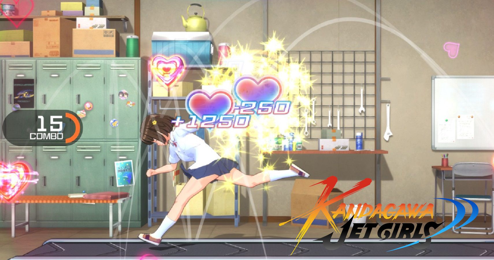 Kandagawa Jet Girls treadmill mini-game guide PS4 PC