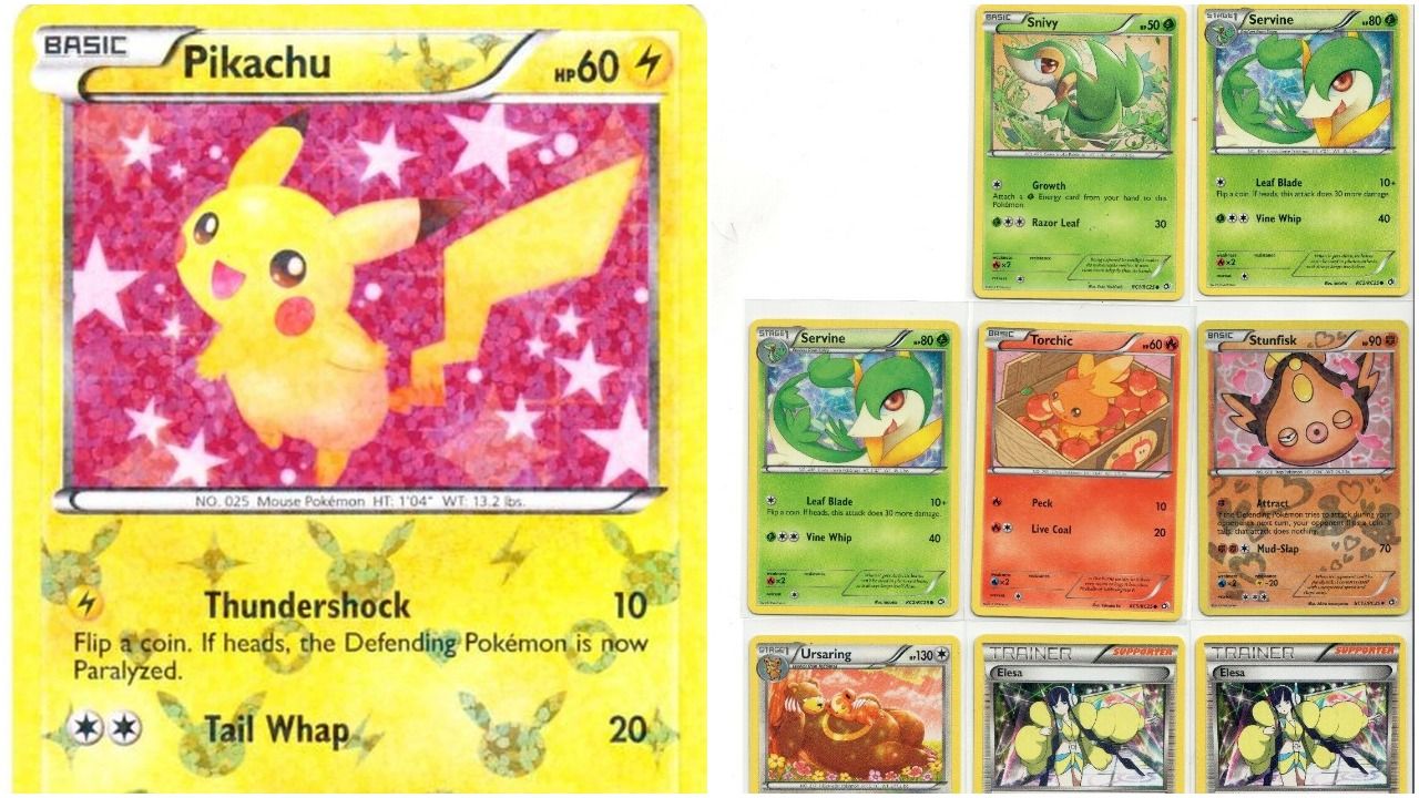 Legendary Treasures Pikachu card