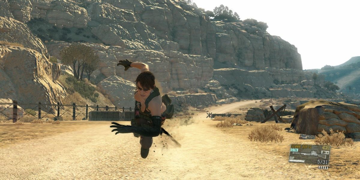 Quiet leaping forward in Metal Gear Solid 5 The Phantom Pain