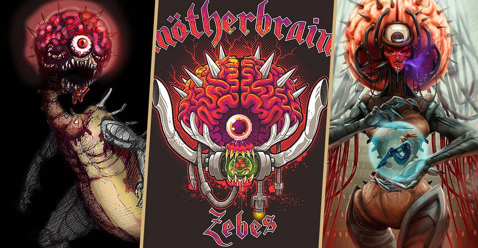 Metroid 10 Amazing Fan Art Depictions Of Mother Brain Thegamer