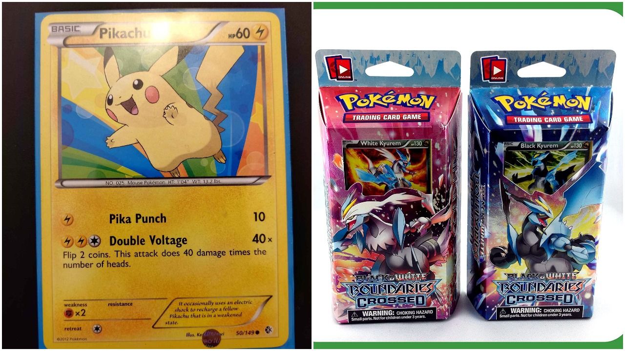 Pikachu from Boundaries Crossed card set