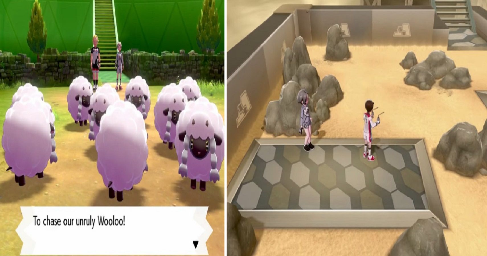 Pokemon Sword and Shield has version-exclusive gyms