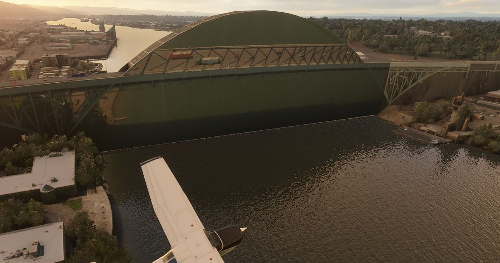 Portland Stunt Bridge with large filled-in textures