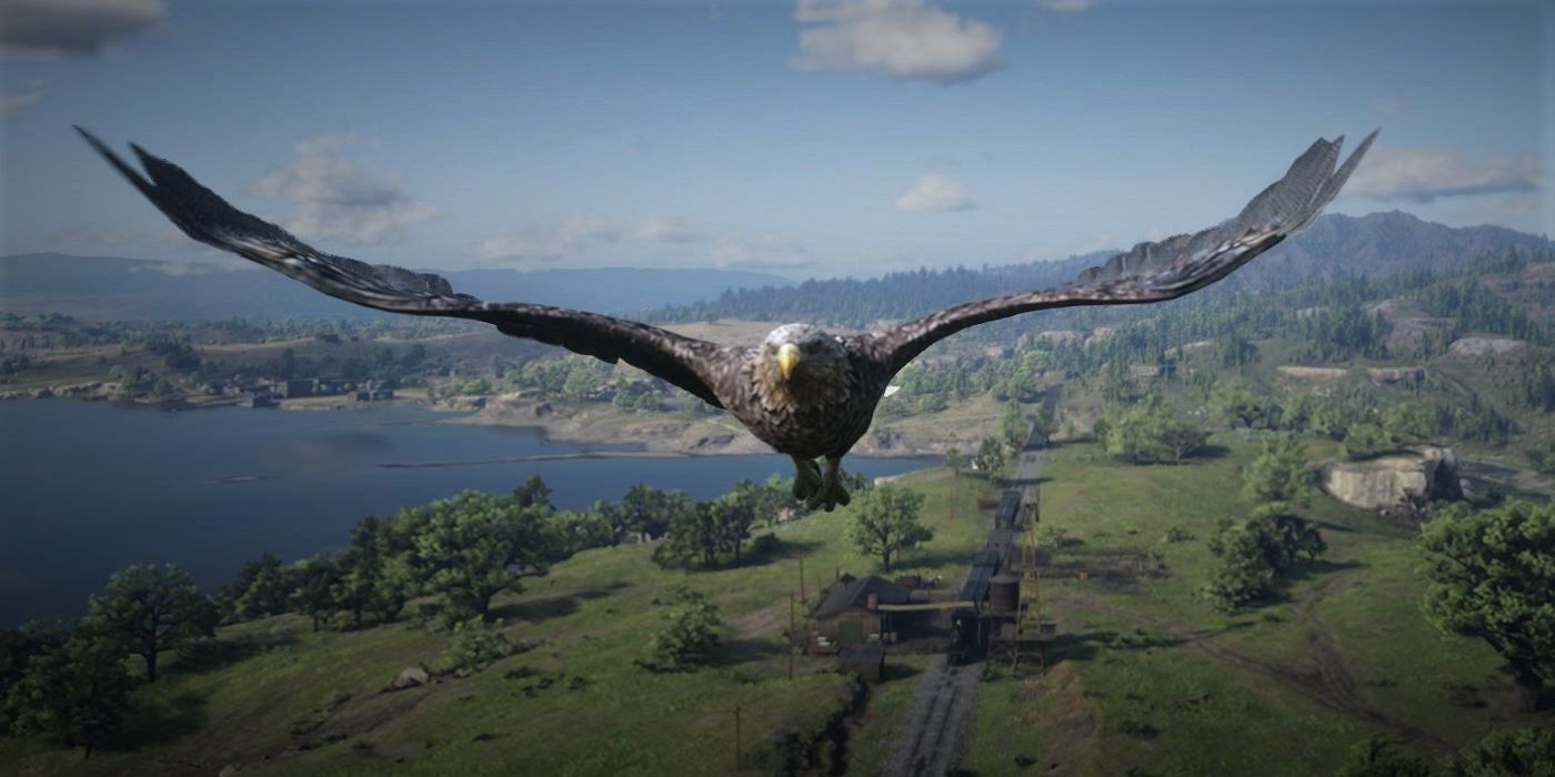 Red Dead Redemption 2 Bald Eagle Flying