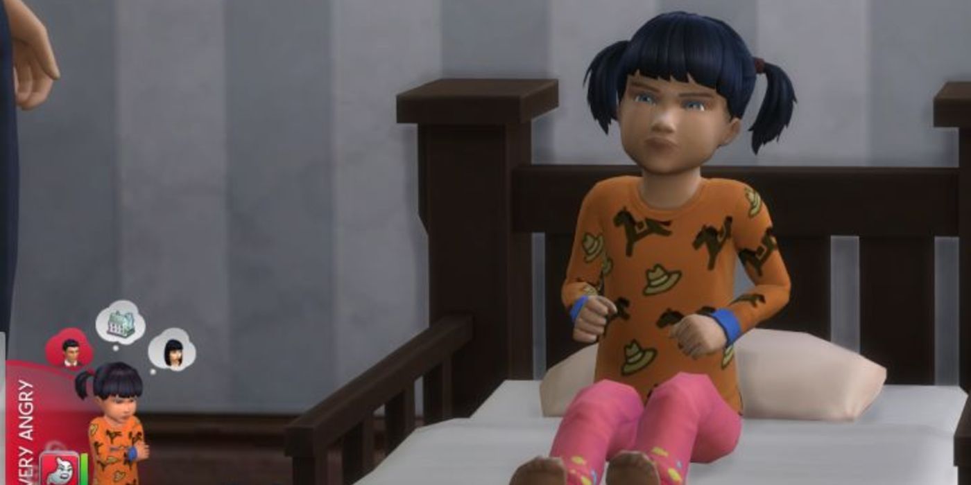 Sims 4: Toddler In Bed