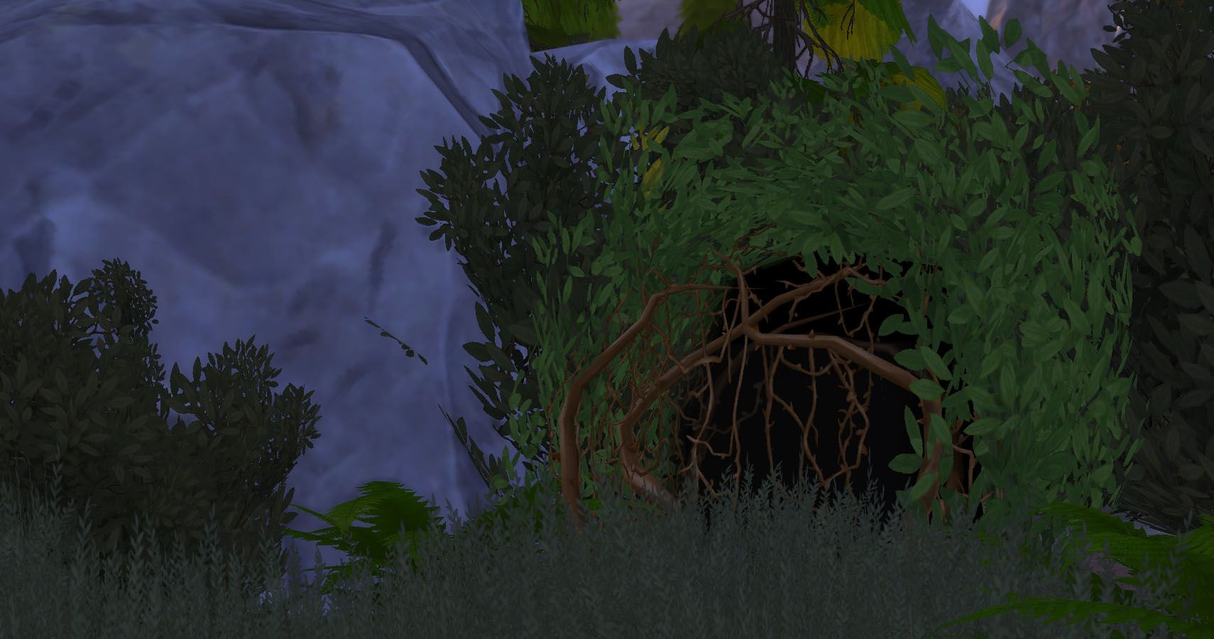 The secret hedge in Granite Falls that leads to the Hermit.