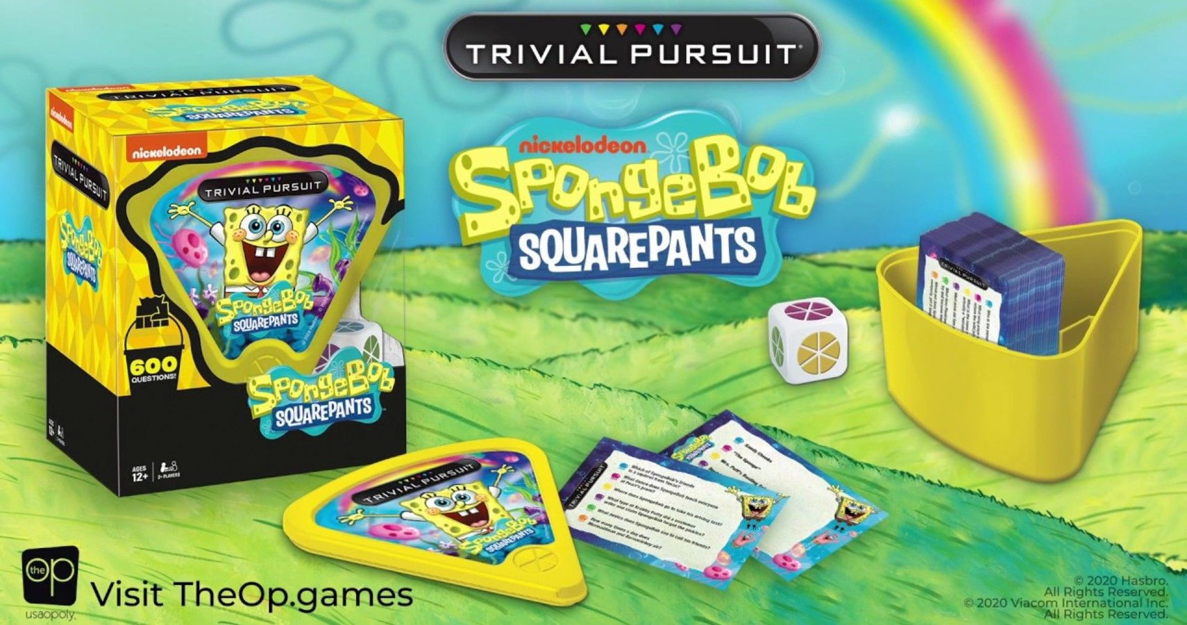 Spongebob Trivial Pursuit packaging