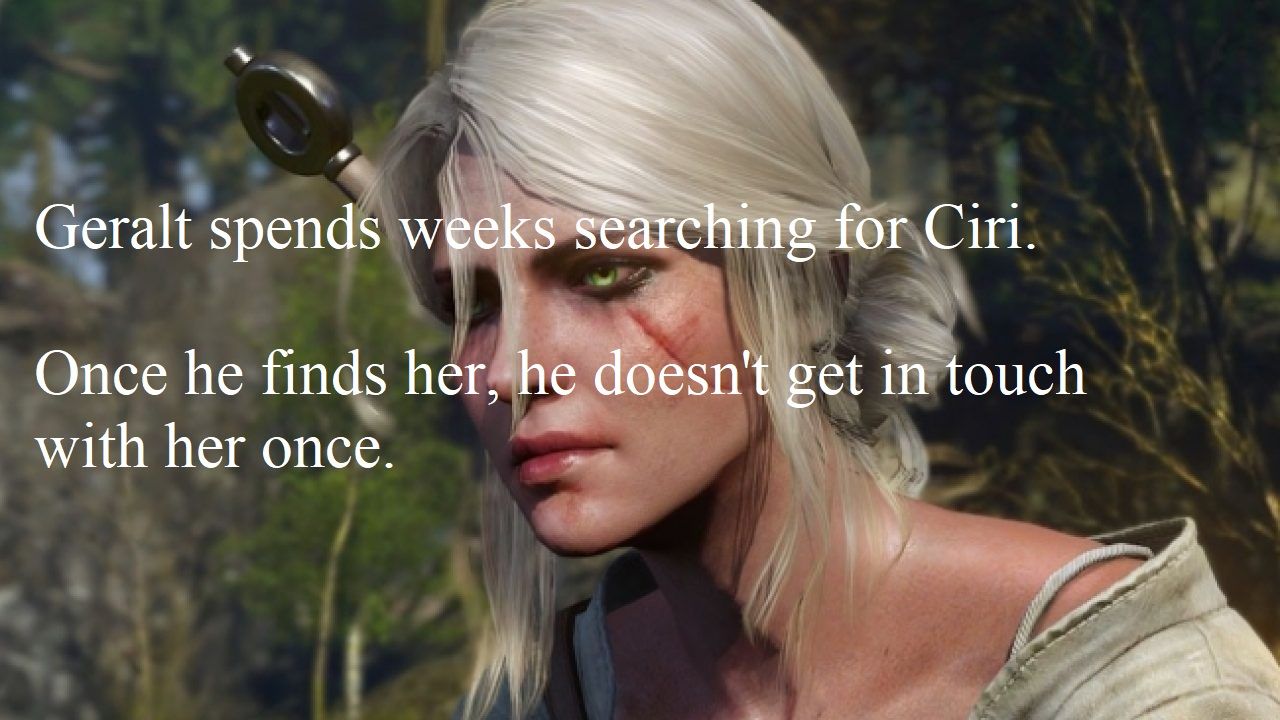 The Witcher 3 Ciri meme