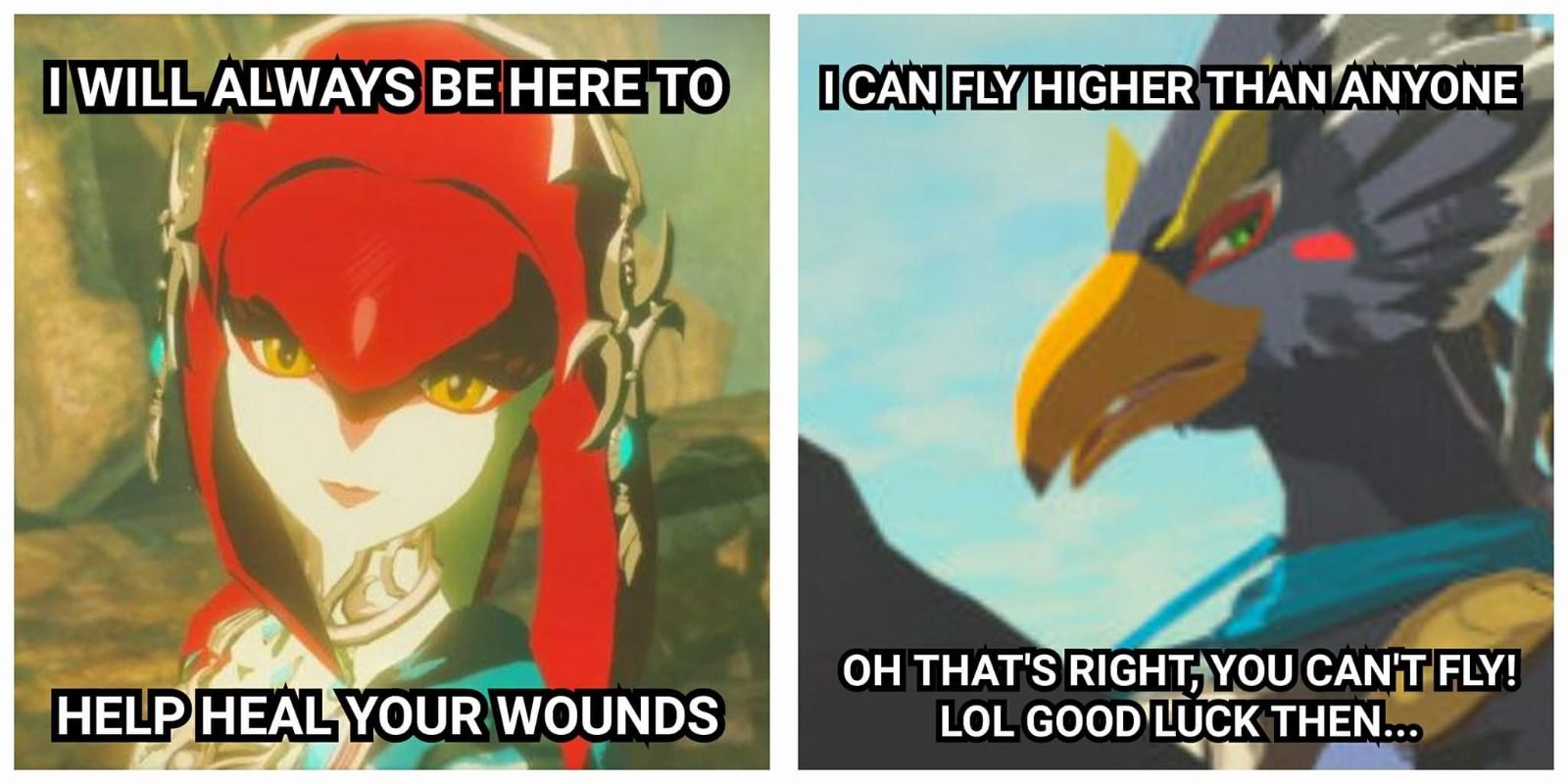 LINK IS AN ABSOLUTE SAVAGE - Zelda Memes and Funny Builds 