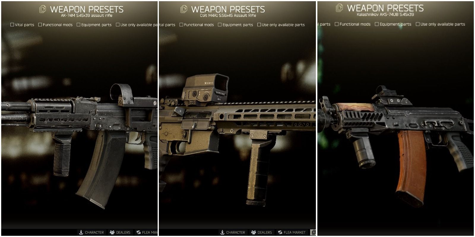 Escape from Tarkov vs Contract Wars Weapon Comparison (SMGs) 