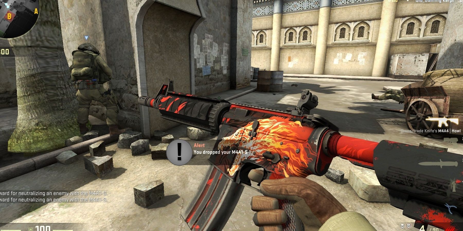 The M4A4 in Counter-Strike: Global Offensive
