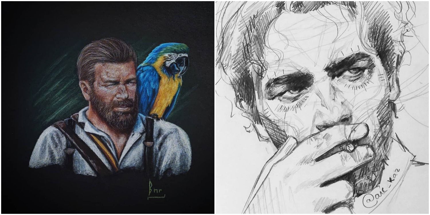 Artist Shows Off Impressive Drawing of Arthur Morgan from Red Dead  Redemption 2