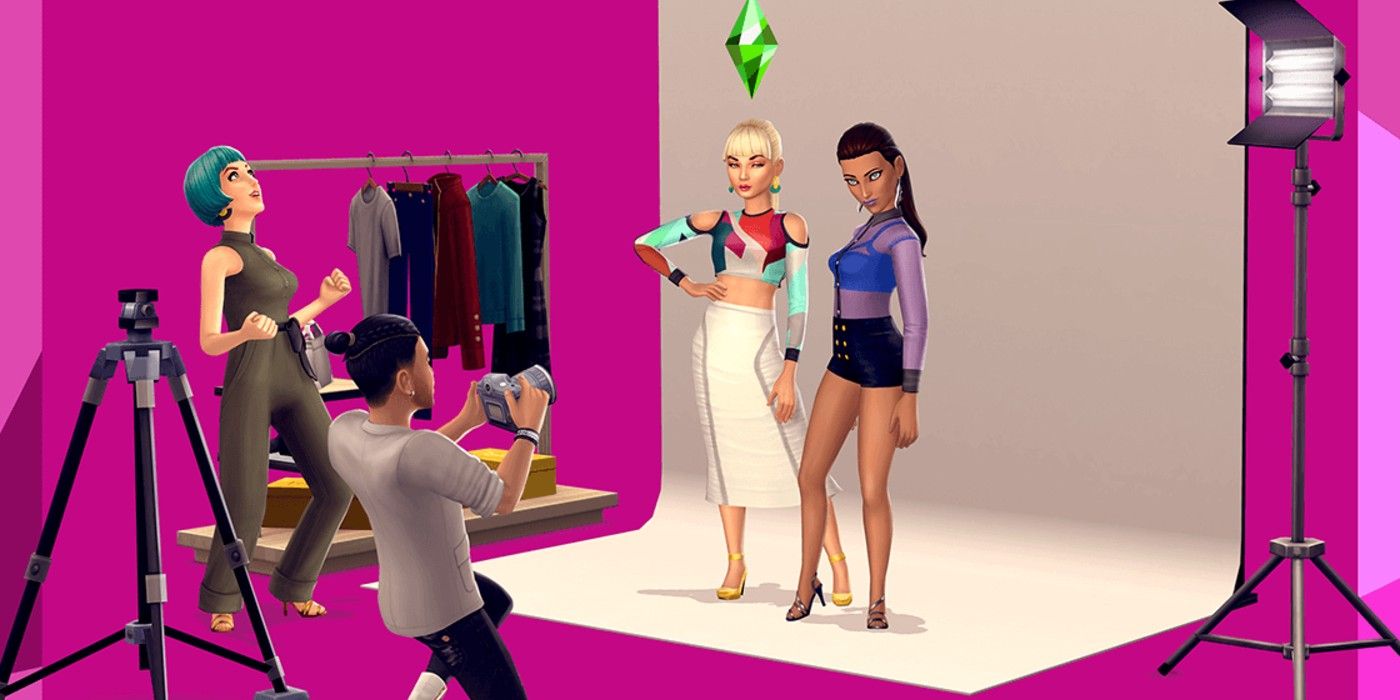 the sims 4 modeling career
