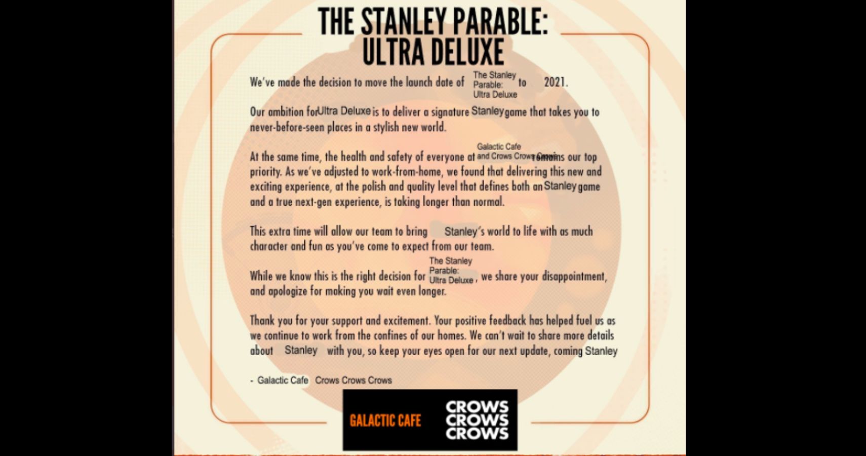 the stanley parable ultra deluxe platform