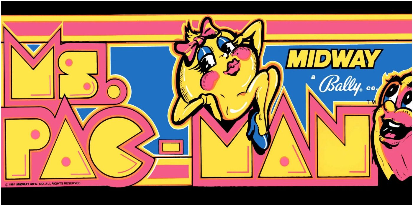 Ms Pac-Man art from the game.